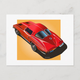 63 Gesplitst venster Redon Yellow Briefkaart