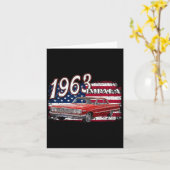 63 Impala Lowrider SS 4th of July Amerikaans Kaart (Gele Bloem)