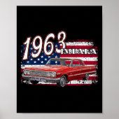 63 Impala Lowrider SS 4th of July Amerikaans Poster (Voorkant)