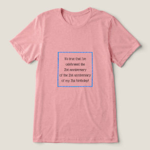 63 jaar en ouder Tri-Blend shirt