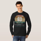 63 jaar huwelijk overlevende T-shirt (Voorkant volledig)