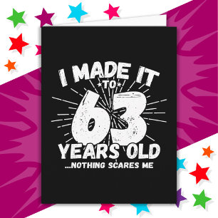 63 Jaar Oud Sarcastisch Meme Grappig 63e Verjaarda Kaart