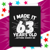 63 Jaar Oud Sarcastisch Meme Grappig 63e Verjaarda Kaart