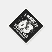 63 Jaar Oud Sarcastisch Meme Grappig 63e Verjaarda Servet (Hoek)