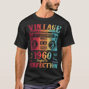 63 Jaar Oud Verjaardag Vintage 1960 Vrouwen Mannen T-shirt