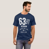 63 jaar oude cadeau | 63e verjaardag van cadeauide t-shirt (Voorkant volledig)