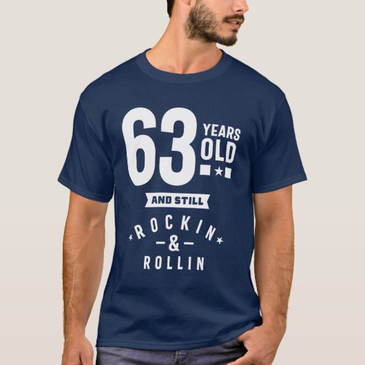 63 jaar oude cadeau | 63e verjaardag van cadeauide t-shirt (Voorkant)