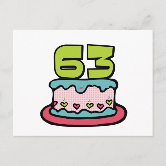 63 jaar oude vogelbeker briefkaart (Voorkant)