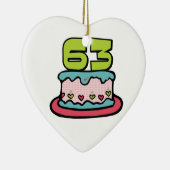 63 jaar oude vogelbeker keramisch ornament (Rechts)