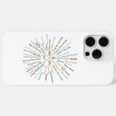 63 National Parks Map geeft US Park Campin Case-Mate iPhone Case (Achterkant (horizontaal))