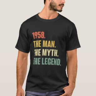  63 od. 1958 geboortedag - cadeau voor 63 jaar t-shirt