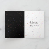 63e bruiloft Jubileum Champagne Toast Kaart (Binnen)