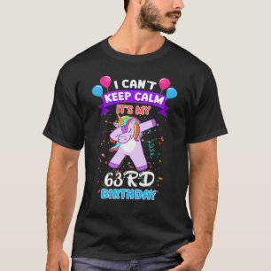 63e geboortedag Unicorn voor 63-jarige vrouwen van T-shirt