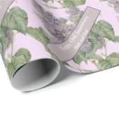 63e Jubileum Lila bewerkbaar Cadeaupapier (Rol Hoek)