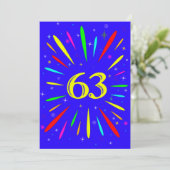 63e uitnodiging op zaterdag (Staand voorkant)