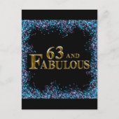 63e verjaardag briefkaart (Voorkant)