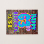 63e verjaardag ~ Fun, geïnspireerd door Urban Graf Legpuzzel (Horizontaal)