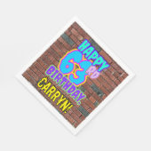 63e verjaardag ~ Fun, geïnspireerd door Urban Graf Servet (Hoek)