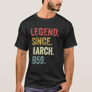 63e verjaardag geeft 63 jaar oude leggende sinds m t-shirt