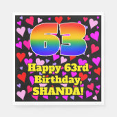 63e verjaardag: Het liefhebbende Kunstpatroon, Reg Servet (Voorkant)