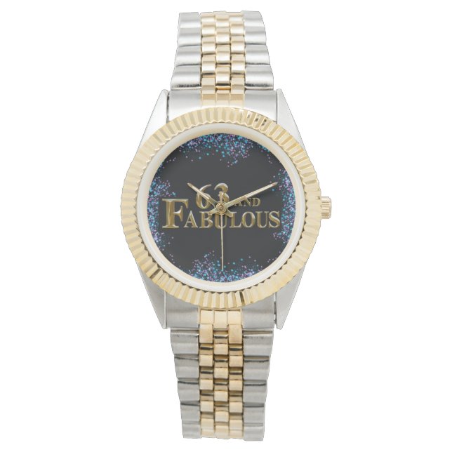 63e verjaardag  horloge (Voorkant)