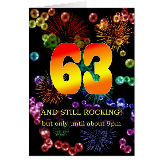 63e verjaardag nog steeds springend (Voorkant)