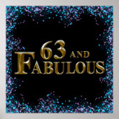 63e verjaardag  poster (Voorkant)