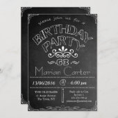 63e verjaardag van het karton op zaterdag kaart (Voorkant / Achterkant)