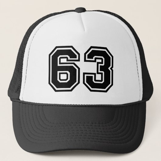 63rd Birthday Classic Trucker Hat Trucker Pet (Voorkant)