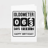 63rd Birthday Oldometer Kaart (Voorkant)