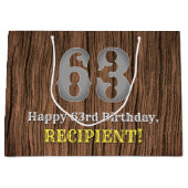 63ste verjaardag: Country Western geïnspireerd uit Groot Cadeauzakje (Voorkant)