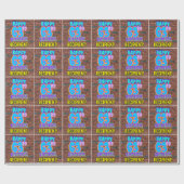 63ste verjaardag: Leuk, Urban Graffiti geïnspireer Cadeaupapier (Vlak)