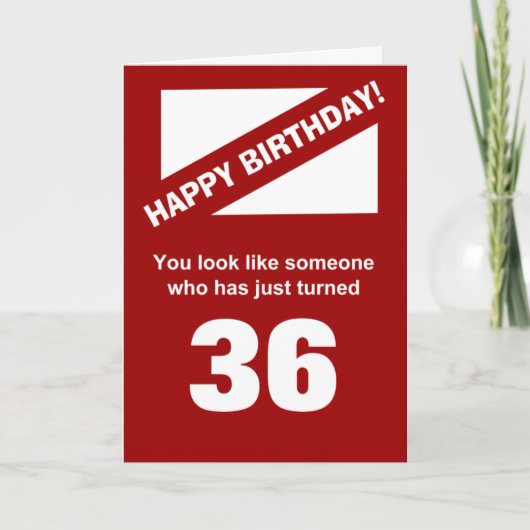 63ste verjaardag wens kaart (Voorkant)