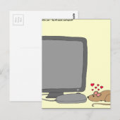 640 cartoon van muizenliefde briefkaart (Voorkant / Achterkant)