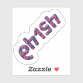 64154 Aantal Phish Sticker (Vel)