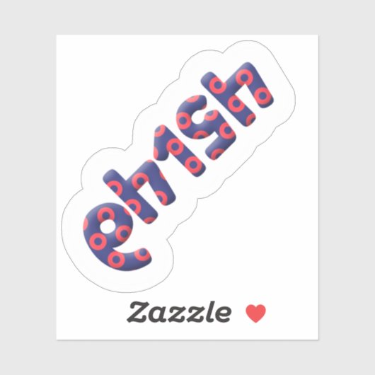 64154 Aantal Phish Sticker (Vel)