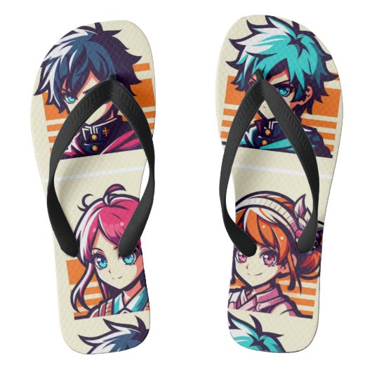 643 Anime stijl kleding - Flip Flop schoenen (Voetbed)