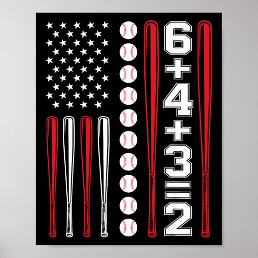 643 Verkoop Math Speler Pitcher Jongens Grappig Am Poster (Voorkant)