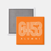 6453 ALUMNI-magneet Magneet (Voorkant / Achterkant)