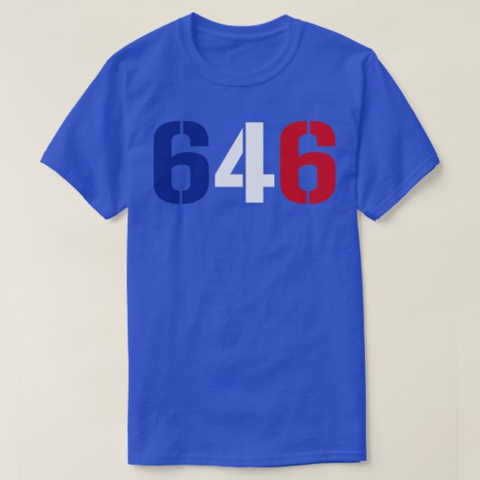 646 New York T-shirt (Design voorkant)