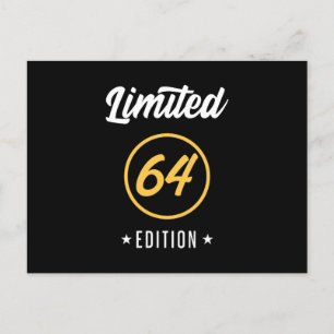 64 en weefsels uitnodiging briefkaart
