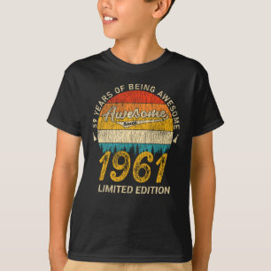 64 jaar oud 1961 Retro Geweldige 64e verjaardag ca T-shirt