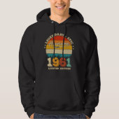 64 jaar oude Bday 1961 Geweldige 64e verjaardagsca Hoodie (Voorkant)
