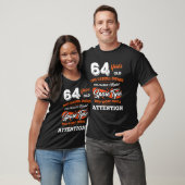64 jaar oude eigenaar 64e verjaardag t-shirt (Unisex)