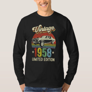 64 jaar oude Vintage 1958 64e verjaardag T-shirt