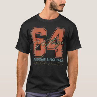 64 Jaar Oude Vintage 1962 Limited Edition 64e T-shirt