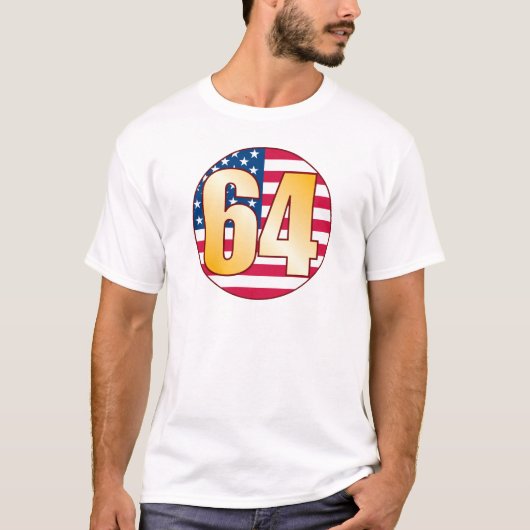 64 USA Gold T-shirt (Voorkant)