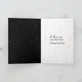 64e bruiloft Jubileum Champagne Toast Kaart (Binnen)