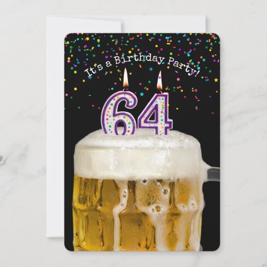 64e uitnodiging van de Kandle Partij van de Dag (Voorkant)