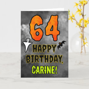 64e verjaardag: Eerie Halloween Theme + Aangepaste Kaart